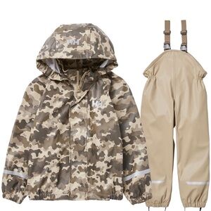 Helly Hansen Kids Camouflage Raincoat and Pants